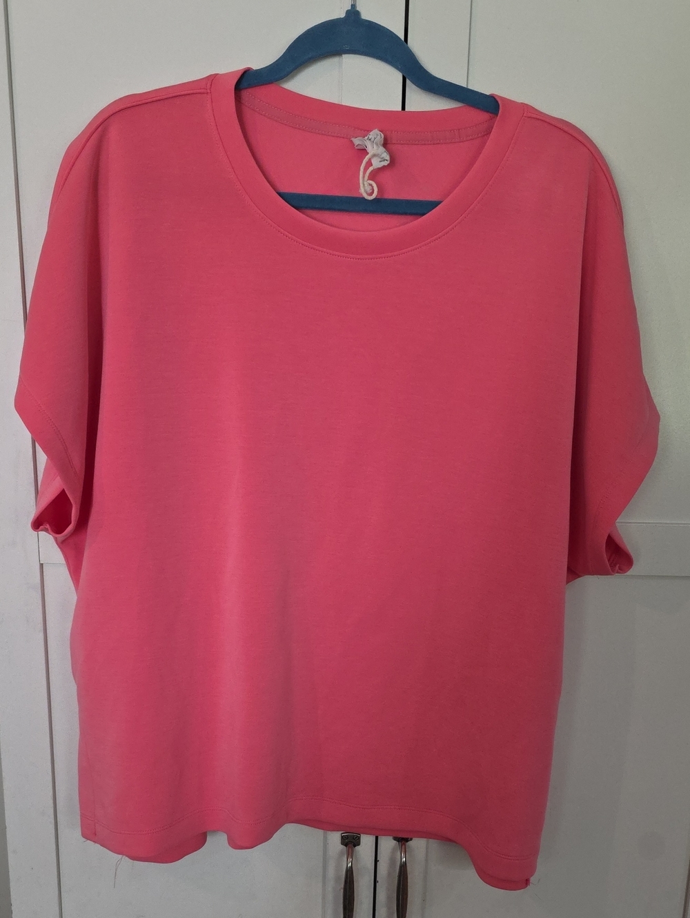 Member Mark Sandwash Classic Women's Pink Crewneck Top